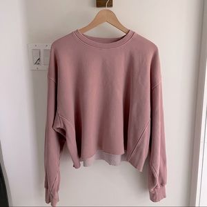 Aritzia TNA Cropped Wide Sweater